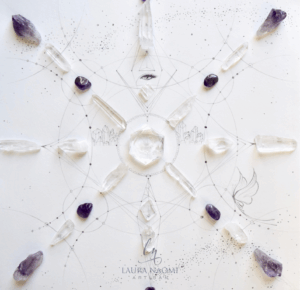 SOLD - Seer Crystal Mandala