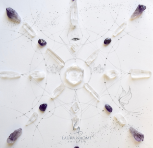 SOLD - Seer Crystal Mandala